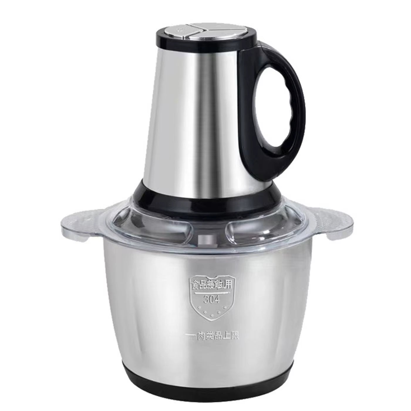 5L Meat Grinder Electric Stainless Steel Automatic Large Capacity High-Power Cutting Household Food Processor Chopper