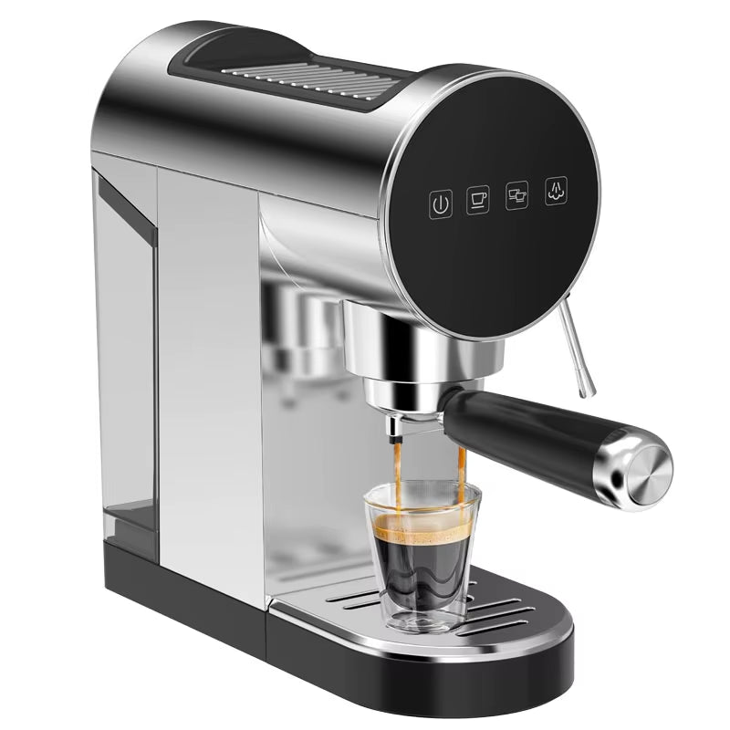 New Cappuccino Latte Espresso Coffee Maker 20 Bar Powerful Pressure Pump Electric Espresso Portable Coffee Machine with Milk