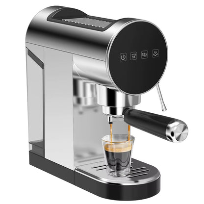 New Cappuccino Latte Espresso Coffee Maker 20 Bar Powerful Pressure Pump Electric Espresso Portable Coffee Machine with Milk