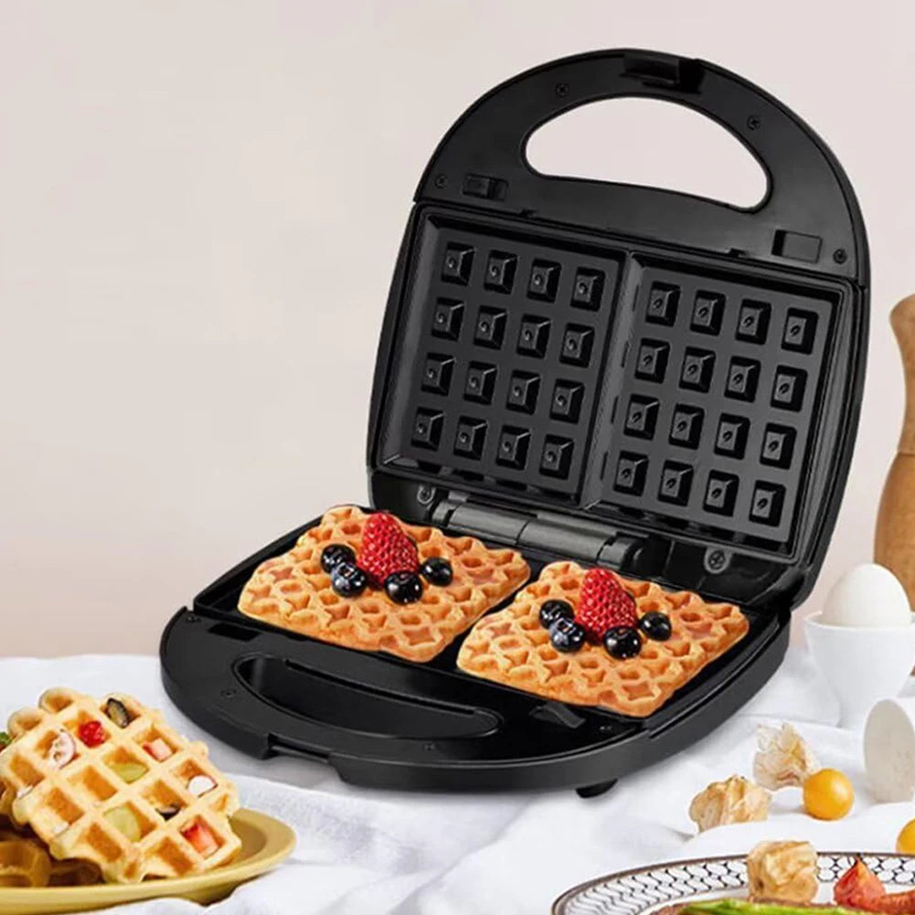 Waffle Maker Belgian Waffle Maker Portable Waffle Making Machine Non Stick Chaffle Maker Anti-Scalding for Waffles Sandwiches